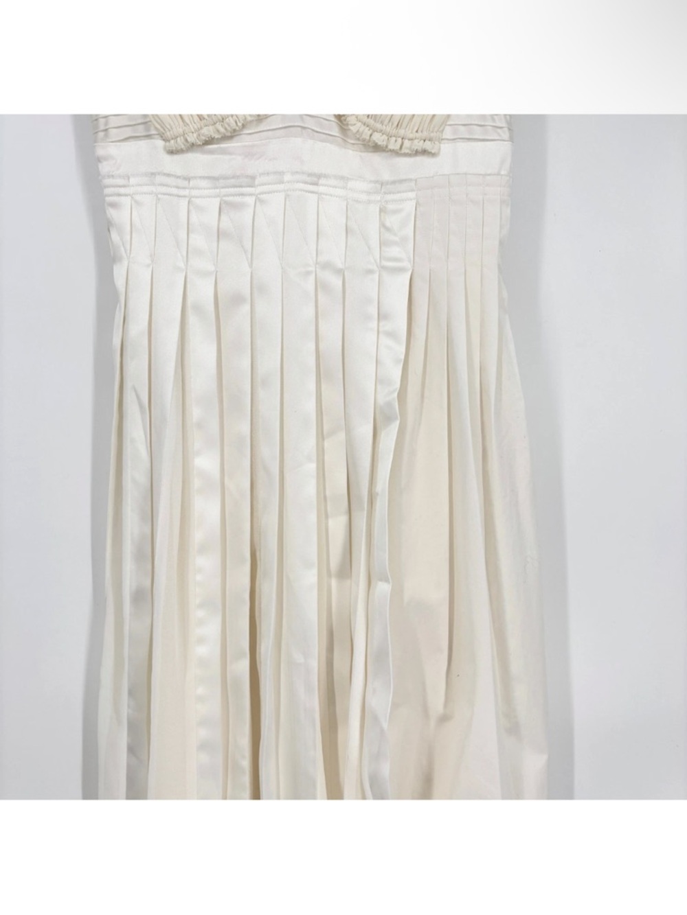 3.1 Phillip Lim Ivory and Cream Mixed-Texture Midi Dress - Picture 11 of 16